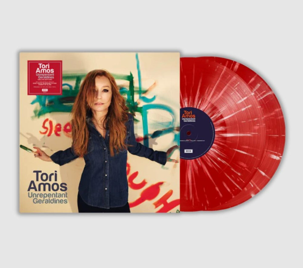Tori Amos Unrepentant Geraldines - Red Splash Vinyl - Sealed + Autographed Insert UK 2-LP vinyl record set (Double LP Album) 28948763757