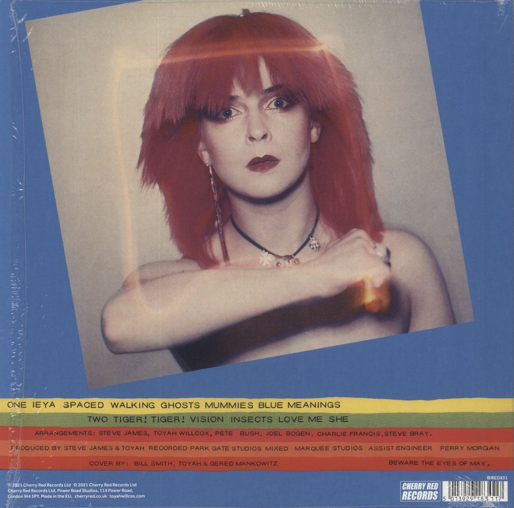 Toyah The Blue Meaning - Pink Neon Vinyl UK vinyl LP album (LP record) 5013929183117
