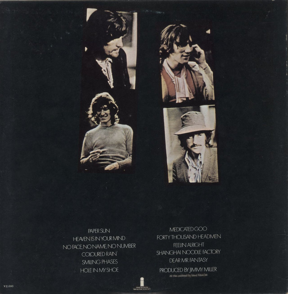 Traffic Best Of Traffic Japanese Promo vinyl LP album (LP record)