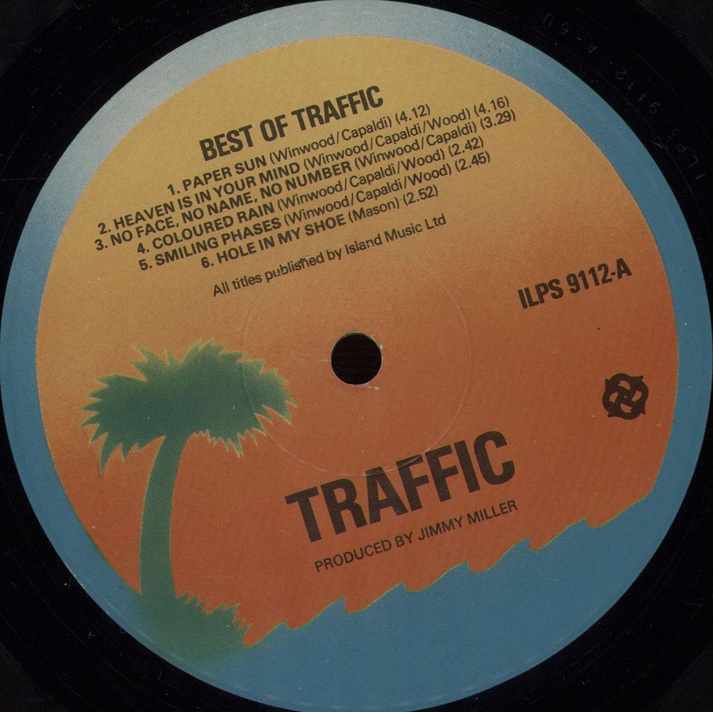 Traffic Best Of Traffic - Sunrise Label UK vinyl LP album (LP record) TRFLPBE674678