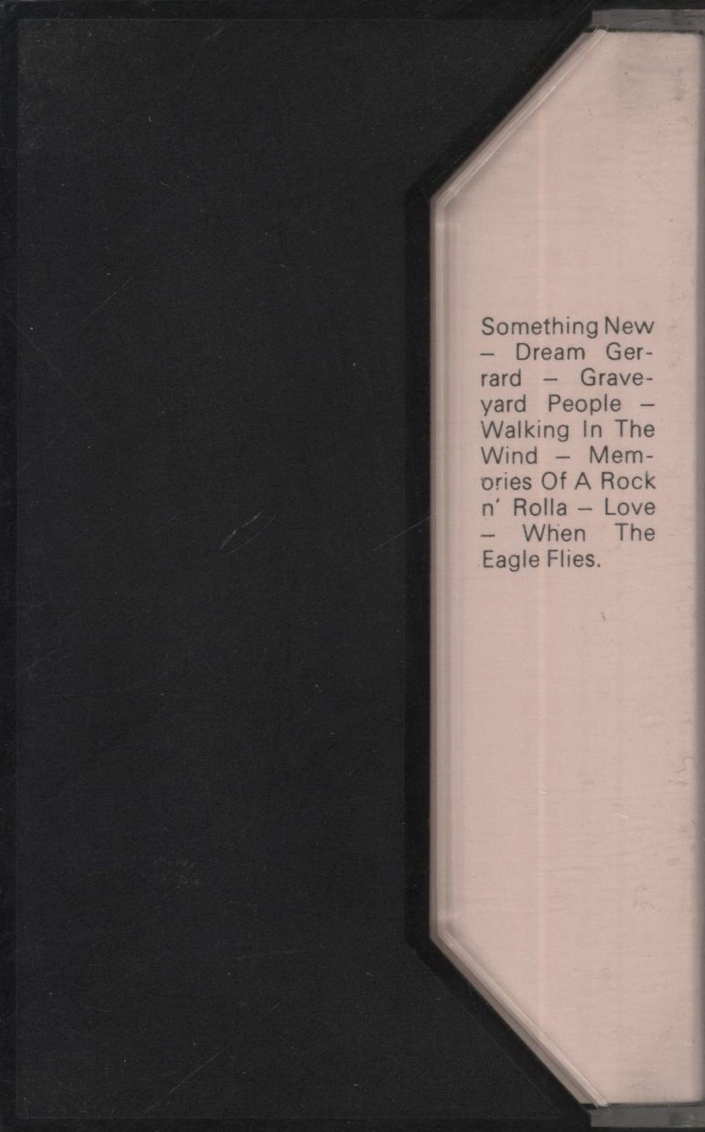 Traffic When The Eagle Flies UK cassette album