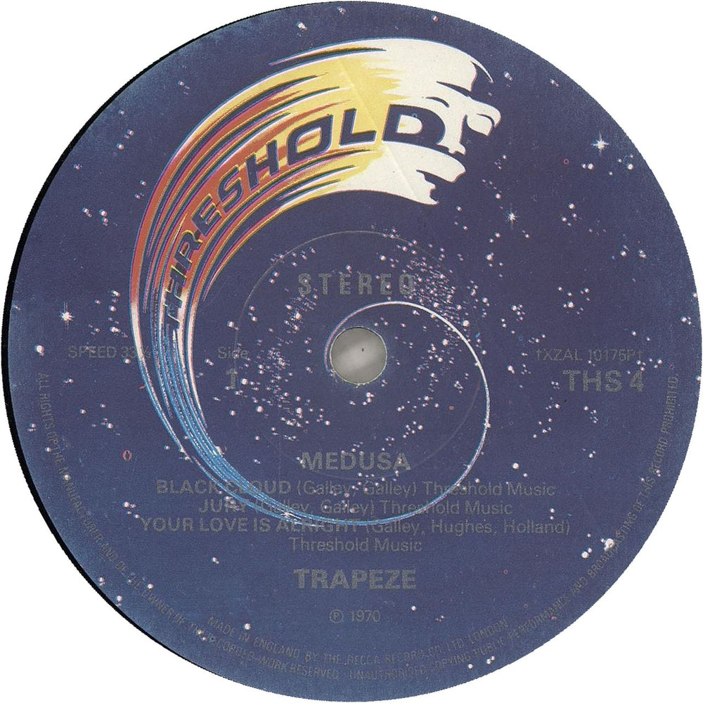 Trapeze Medusa - blue label UK vinyl LP album (LP record) TPZLPME744896