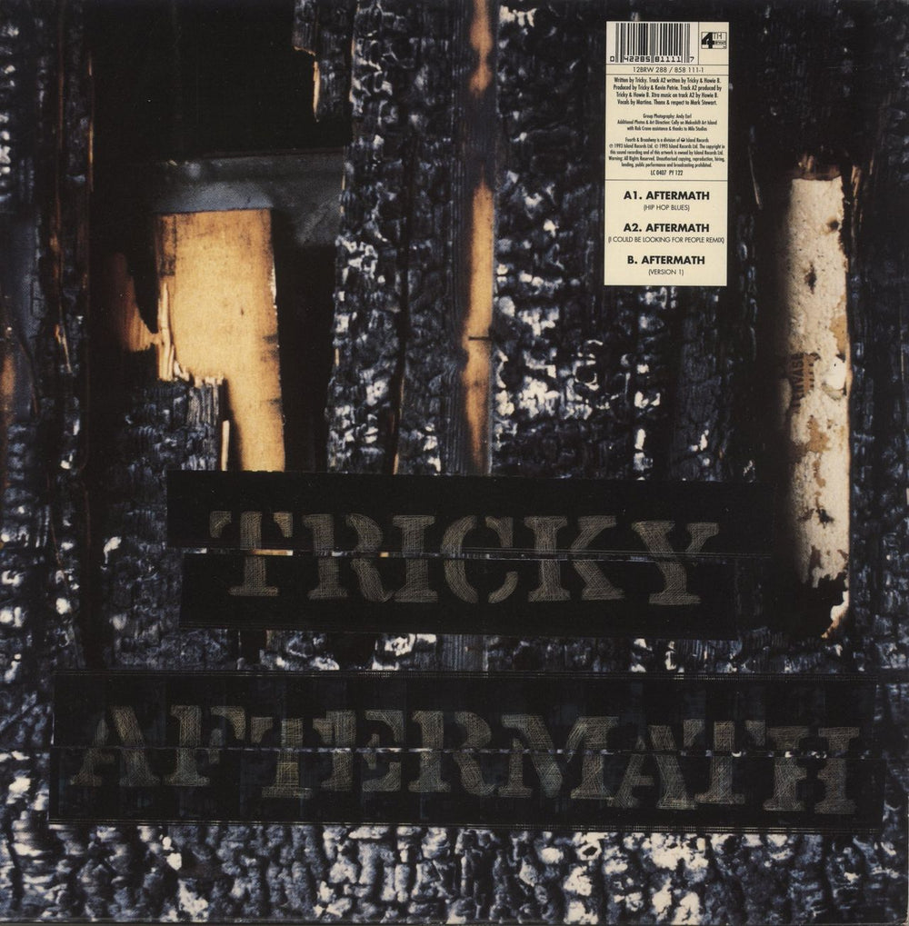 Tricky Aftermath UK 12" vinyl single (12 inch record / Maxi-single) 0042285811117