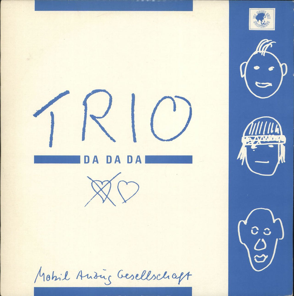 Trio Da Da Da - Blue Sleeve UK 12" vinyl single (12 inch record / Maxi-single) CORP512