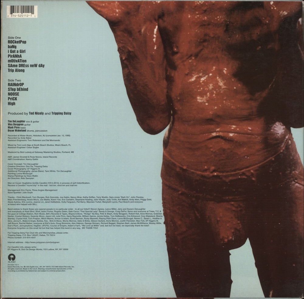 Tripping Daisy I Am An Elastic Firecracker US vinyl LP album (LP record) 731452411211