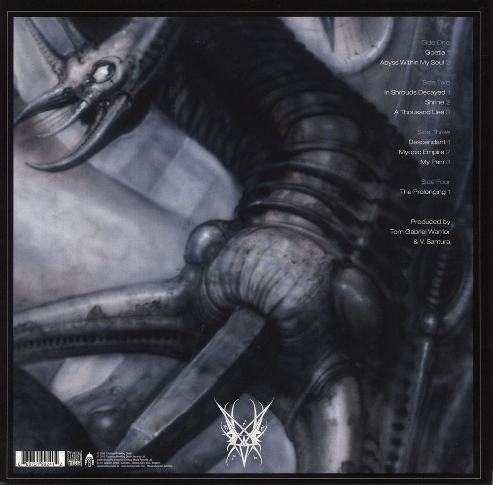 Triptykon Eparistera Daimones - 180g German 2-LP vinyl record set (Double LP Album) 888751992412