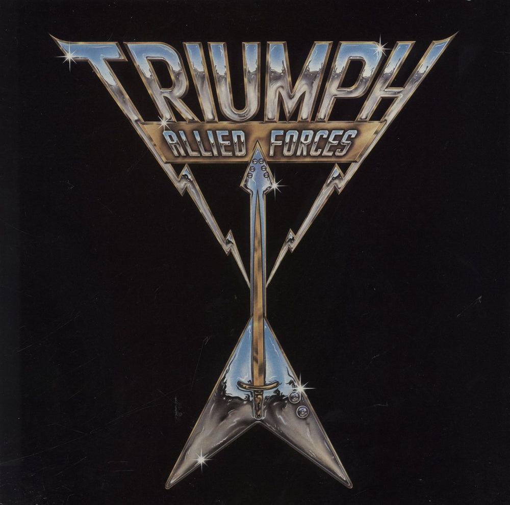 Triumph Allied Forces UK vinyl LP album (LP record) RCALP6002