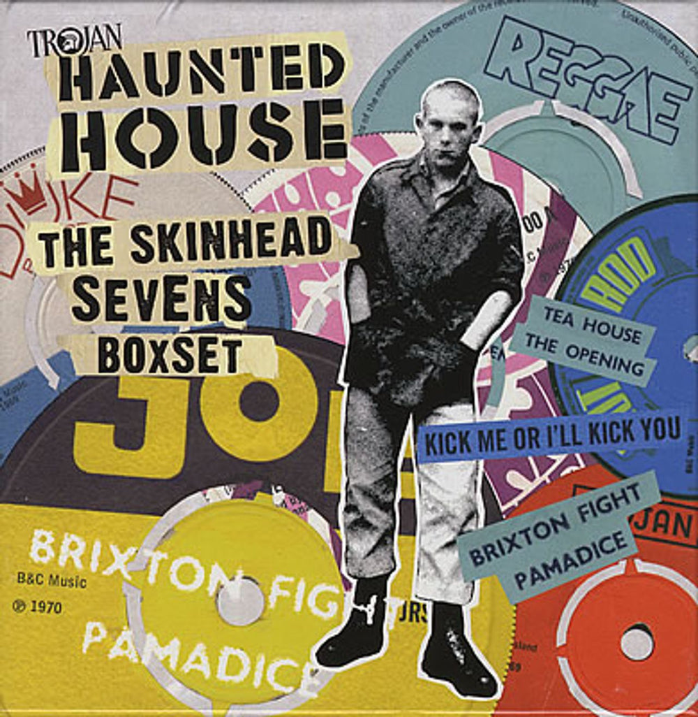 Trojan Records Haunted House: The Skinhead Reggae Boxset UK 7" vinyl single (7 inch record / 45) TJLBX330