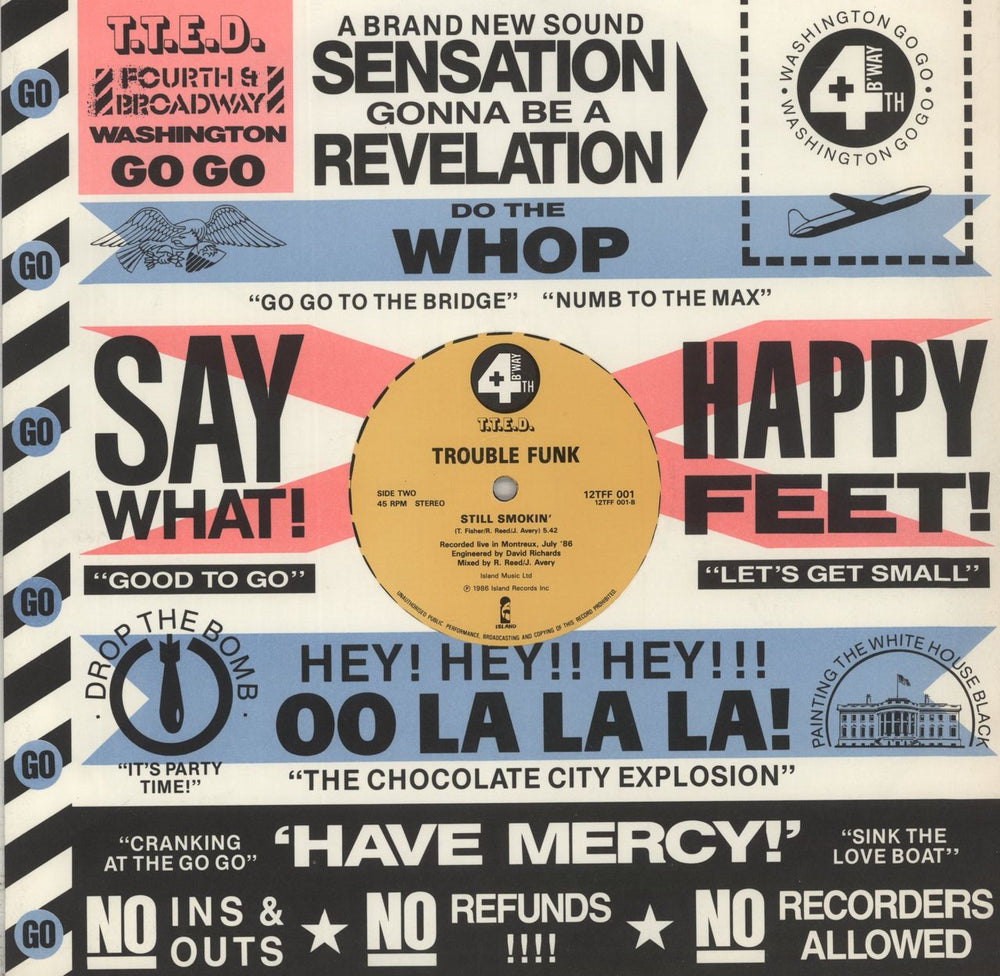 Trouble Funk It's In The Mix (Don't Touch That Stereo) UK 12" vinyl single (12 inch record / Maxi-single)