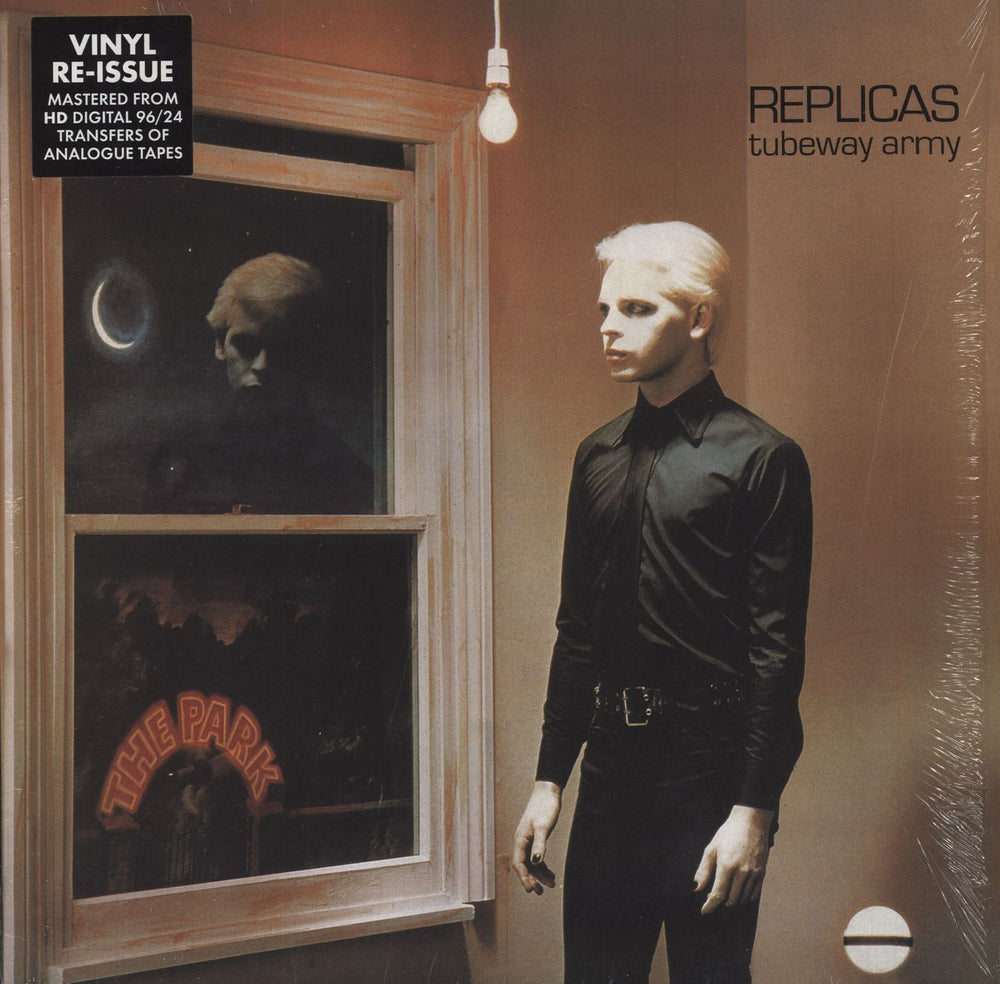 Tubeway Army Replicas - Opened Stickered Shrink UK vinyl LP album (LP record) BBQLP7