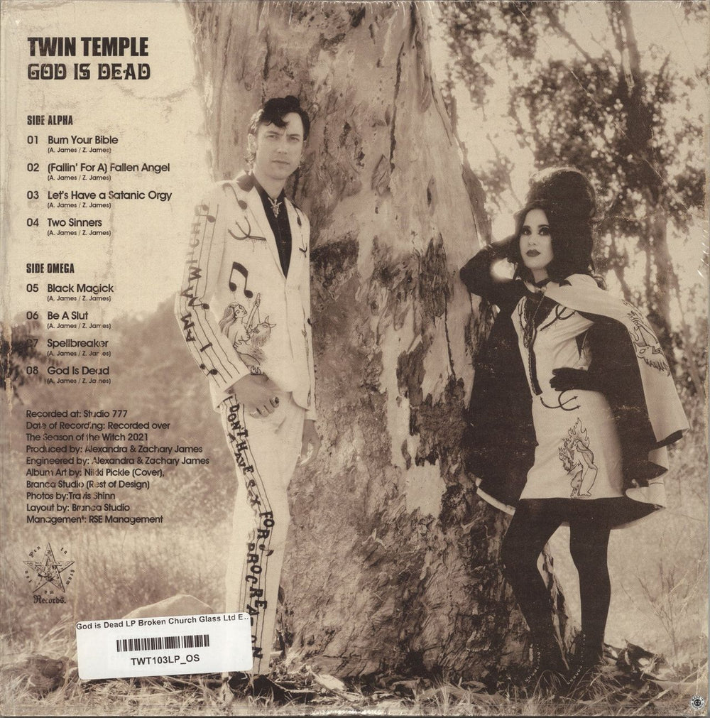 Twin Temple God Is Dead - Coke Bottle Green Vinyl - Sealed US vinyl LP album (LP record)