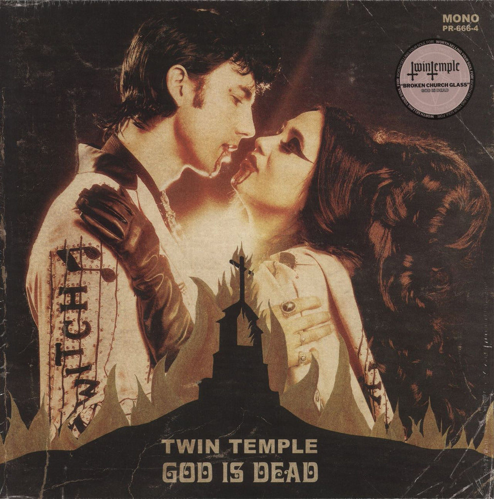 Twin Temple God Is Dead - Coke Bottle Green Vinyl - Sealed US vinyl LP album (LP record) PR-666-4