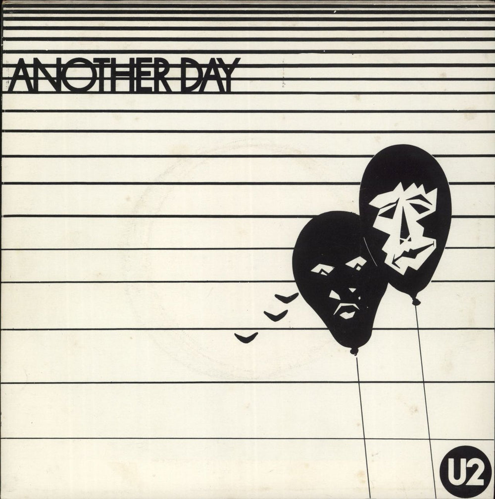 U2 Another Day -  Orange Label - 3rd - Grafotone Sleeve Irish 7" vinyl single (7 inch record / 45) CBS8306