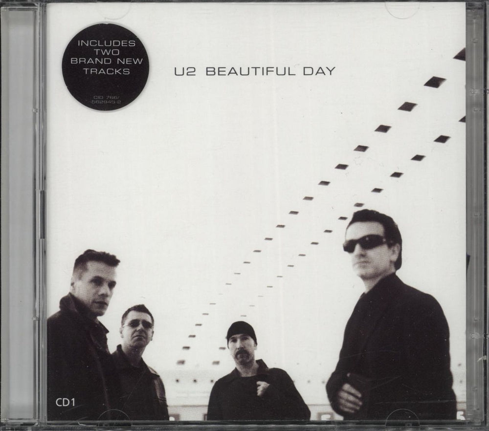 U2 Beautiful Day CD 1 & 2 UK 2-CD single set (Double CD single) CID766/562945-2