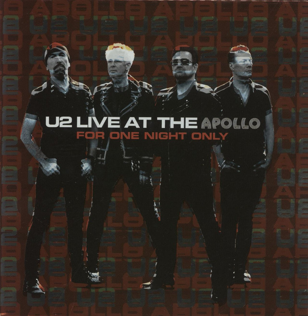 U2 Live At The Apollo For One Night Only + Postcards UK 2 CD album set (Double CD) U2COM16