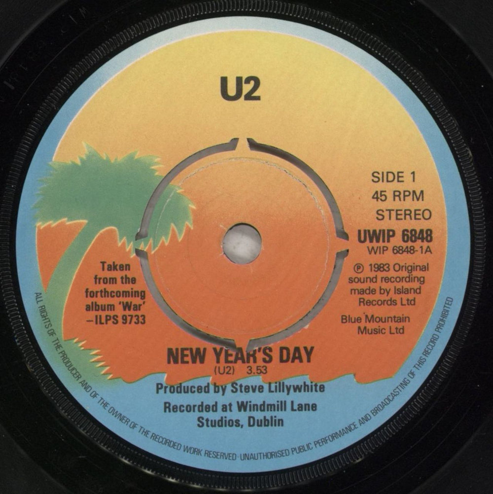 U2 New Year's Day - Double Pack UK 7" vinyl single (7 inch record / 45) U-207NE06940