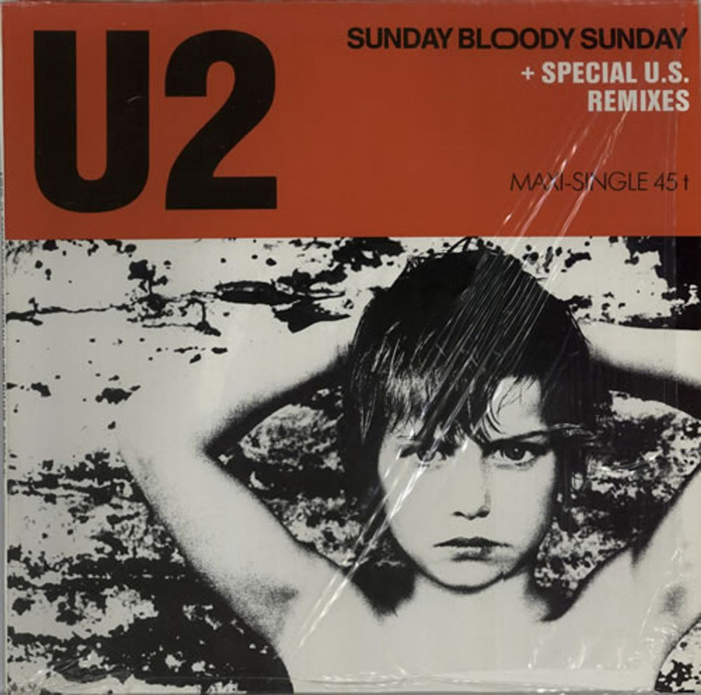 U2 Sunday Bloody Sunday - 2nd German 12" vinyl single (12 inch record / Maxi-single) 600820