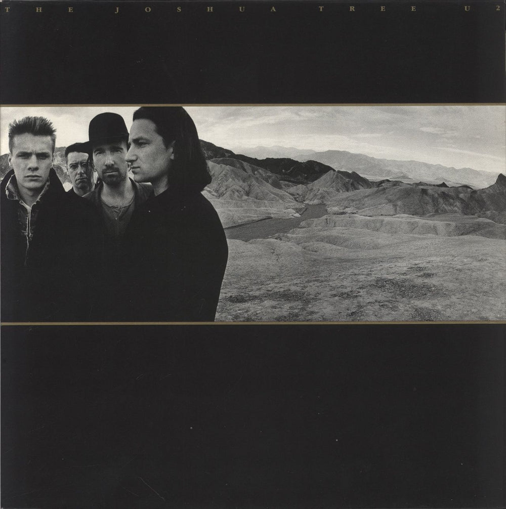 U2 The Joshua Tree - 2nd UK vinyl LP album (LP record) U26
