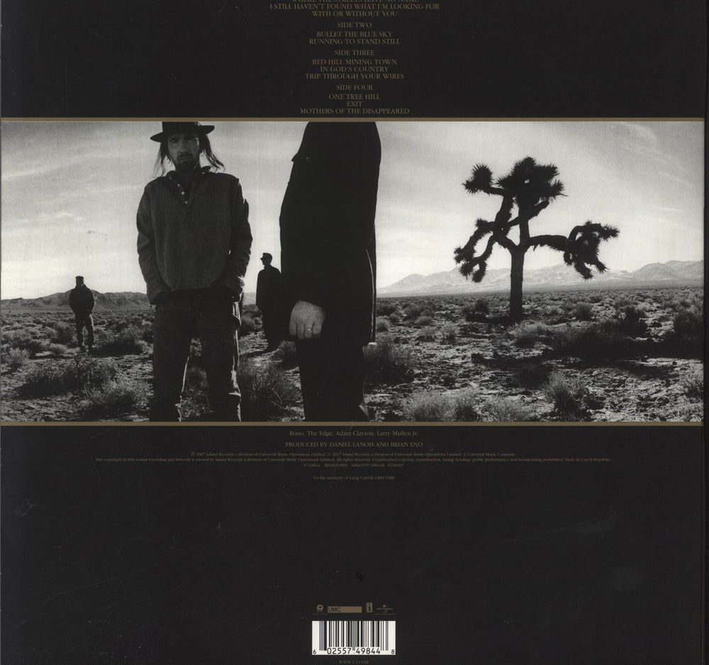 U2 The Joshua Tree - Remastered UK 2-LP vinyl record set (Double LP Album) 602557498448