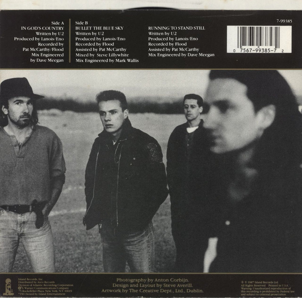 U2 The Joshua Tree Singles - EX UK 7" vinyl single (7 inch record / 45) U-207TH258011