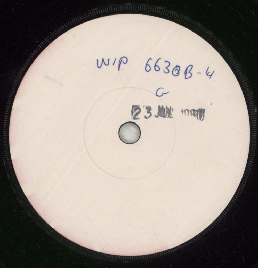 U2 Things To Make And Do - 1-sided Test Pressing UK 7" vinyl single (7 inch record / 45) WIP6630