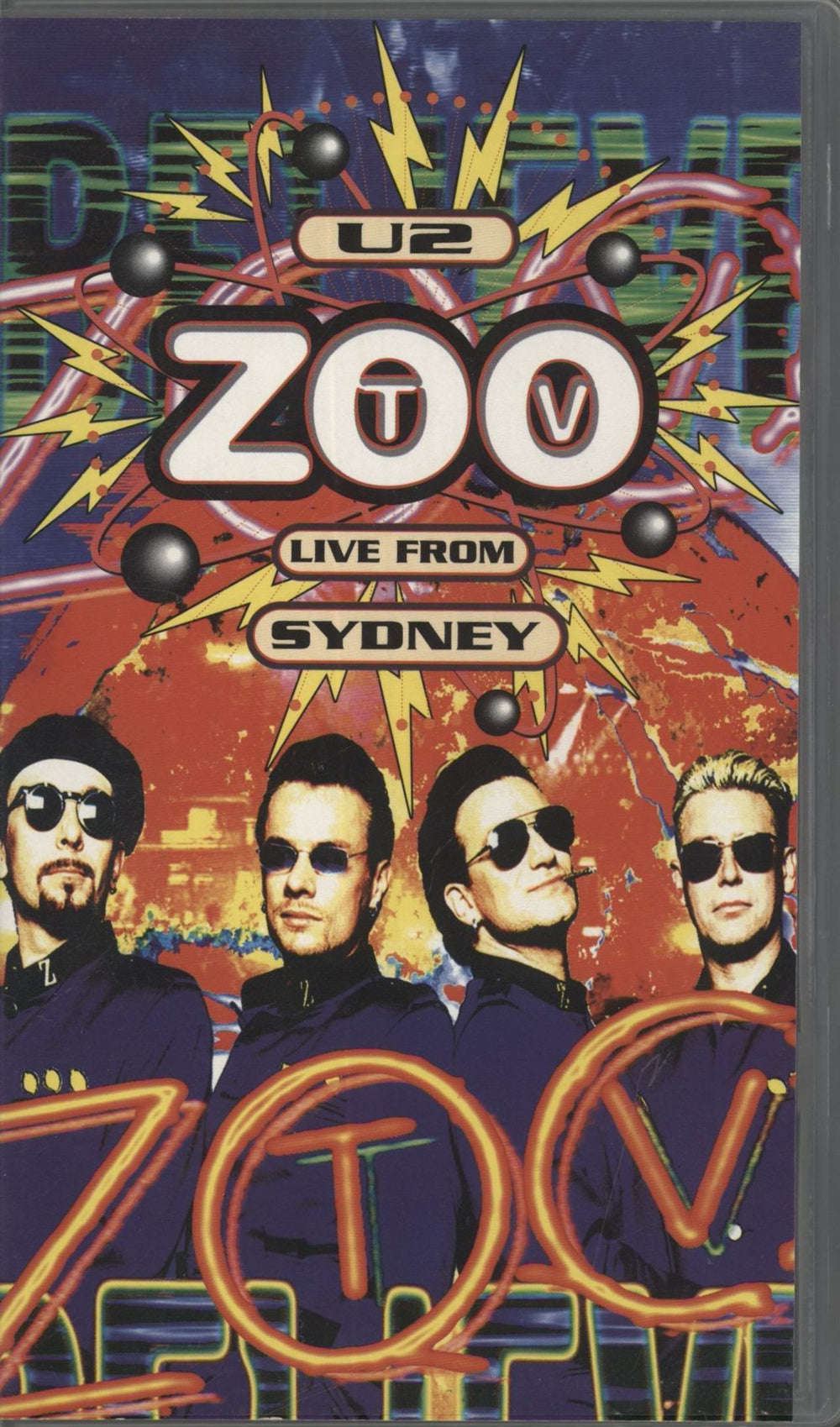 U2 Zoo Tv Live From Sydney UK video (VHS or PAL or NTSC) 631150-3