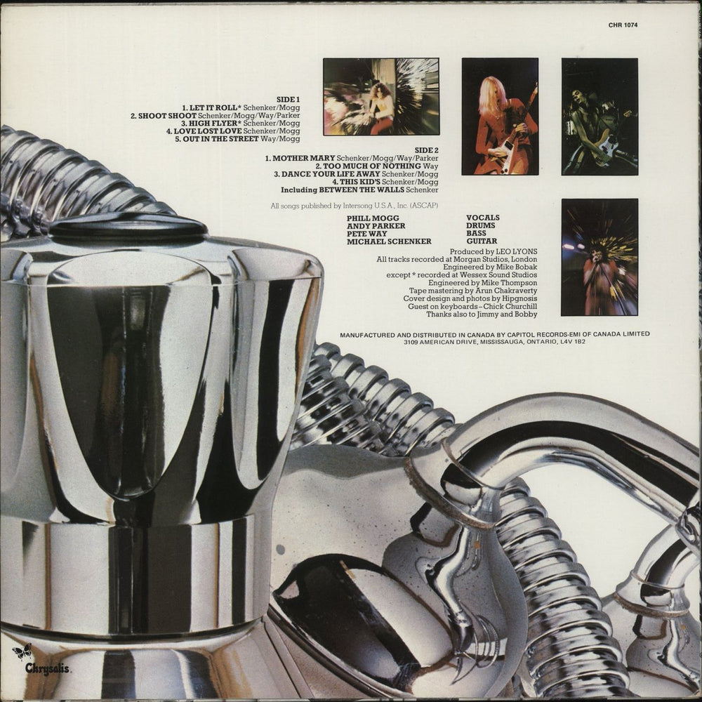 UFO Force It Canadian vinyl LP album (LP record)