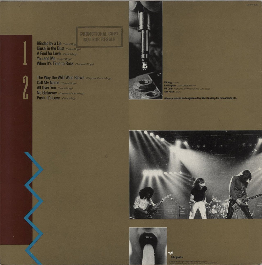 UFO Making Contact - Promo Stamped UK Promo vinyl LP album (LP record)