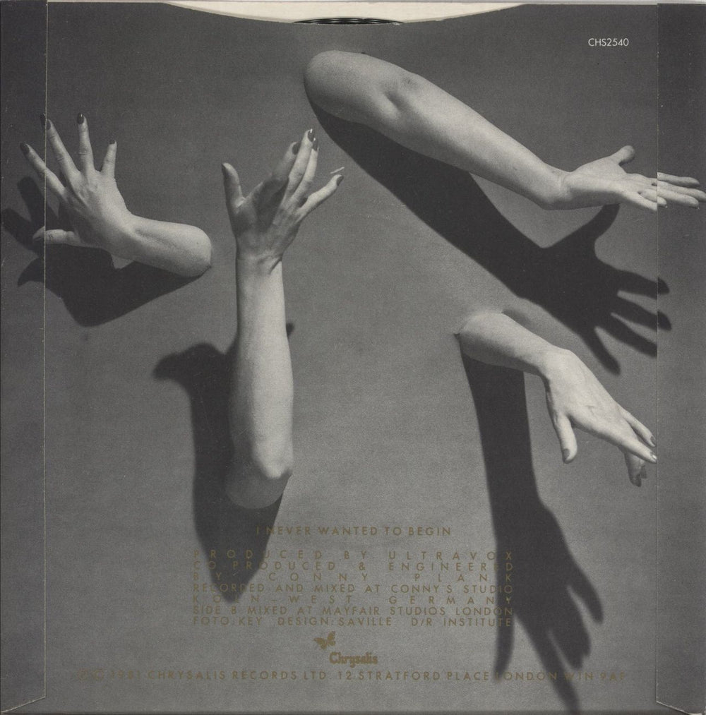 Ultravox The Thin Wall UK 7" vinyl single (7 inch record / 45)