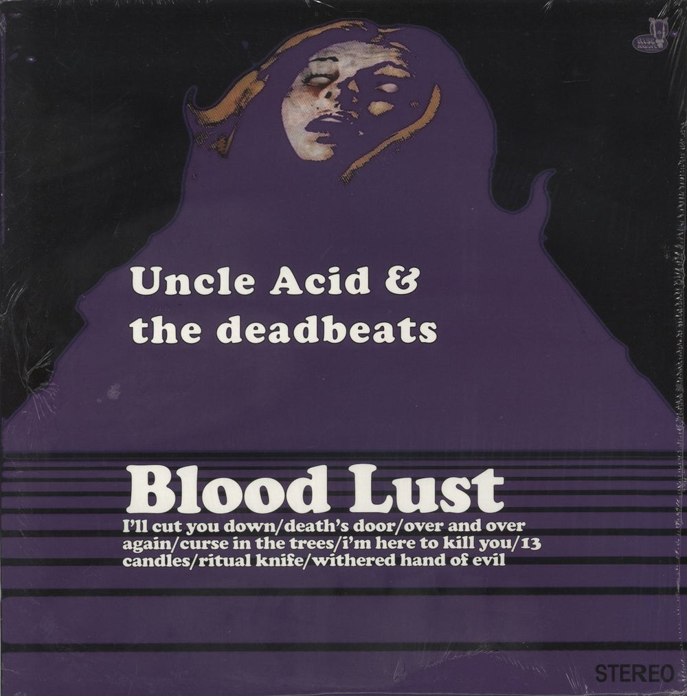 Uncle Acid & The Deadbeats Blood Lust - Clear/Purple Split Vinyl UK vinyl LP album (LP record) RISELP139