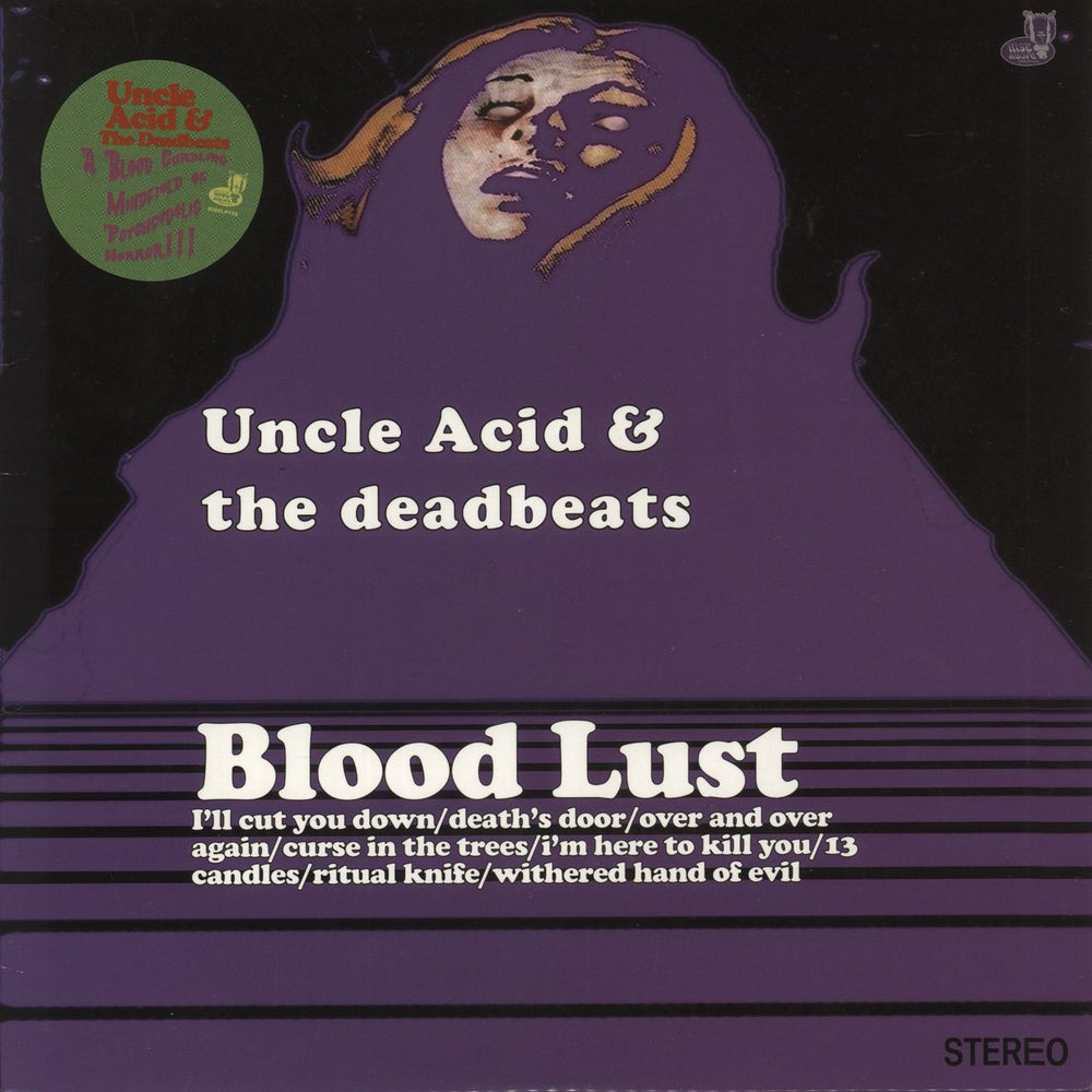 Uncle Acid & The Deadbeats Blood Lust - White Vinyl UK vinyl LP album (LP record) RISELP139