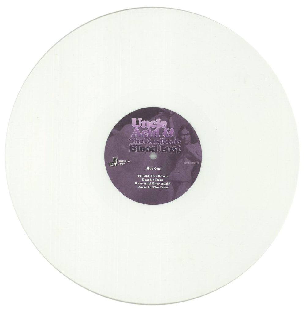 Uncle Acid & The Deadbeats Blood Lust - White Vinyl UK vinyl LP album (LP record) YNCLPBL869529