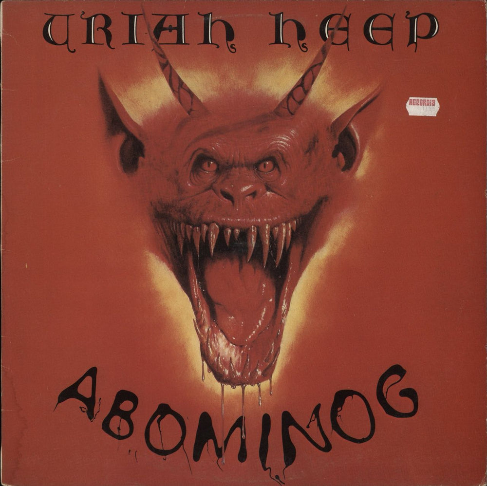 Uriah Heep Abominog South African vinyl LP album (LP record) ML4589