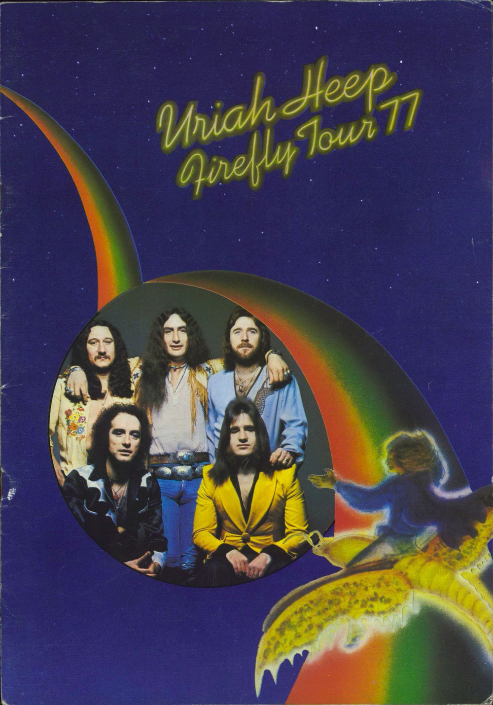 Uriah Heep Firefly Tour 77 UK tour programme TOUR PROGRAMME