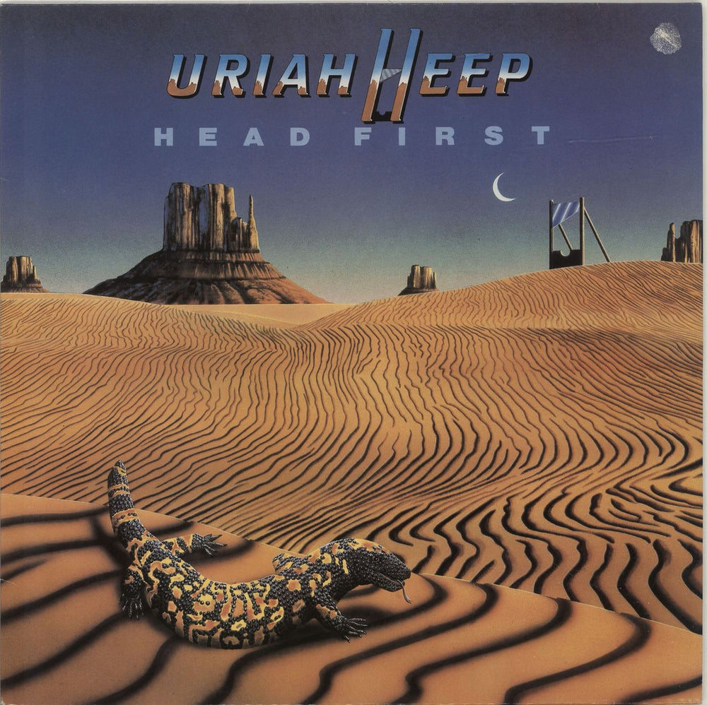 Uriah Heep Head First UK vinyl LP album (LP record) BRON545