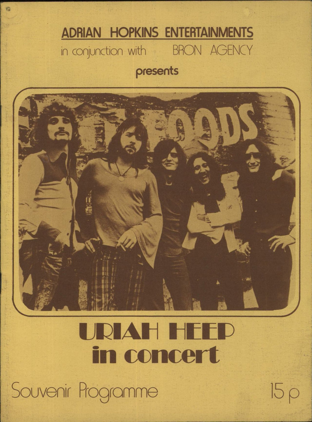 Uriah Heep In Concert - Souvenir Programme UK tour programme TOUR PROGRAMME