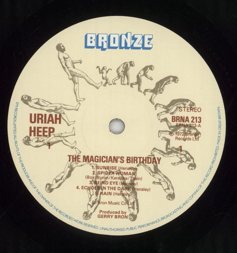 Uriah Heep The Magician's Birthday UK vinyl LP album (LP record) URILPTH554973