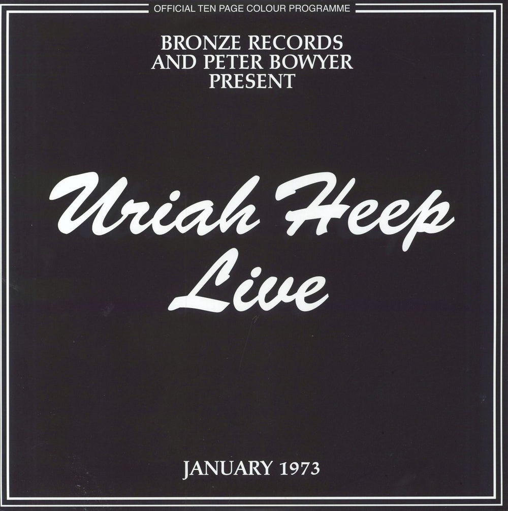 Uriah Heep Uriah Heep Live - 180gm Black & White Splatter Vinyl - RSD17 UK 2-LP vinyl record set (Double LP Album) BMGCAT2LP91