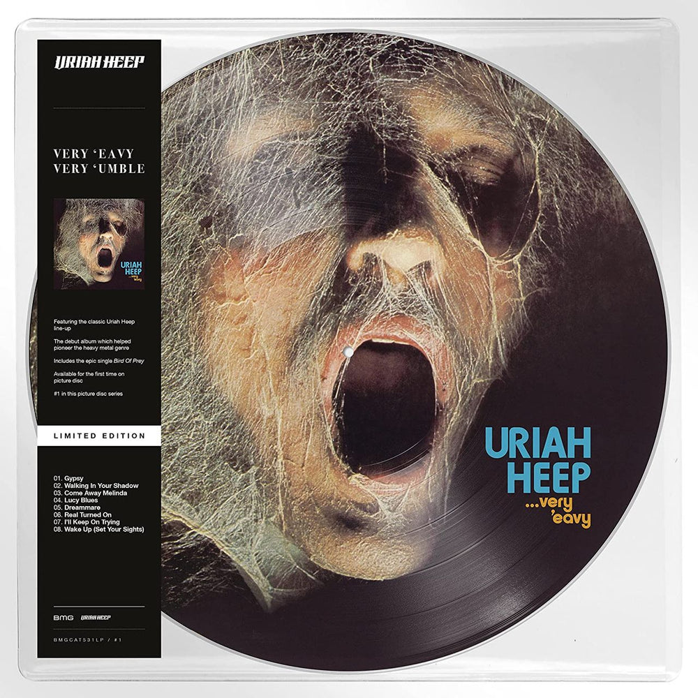 Uriah Heep Very 'Eavy Very 'Umble UK picture disc LP (vinyl picture disc album) BMGCAT531LP/#1