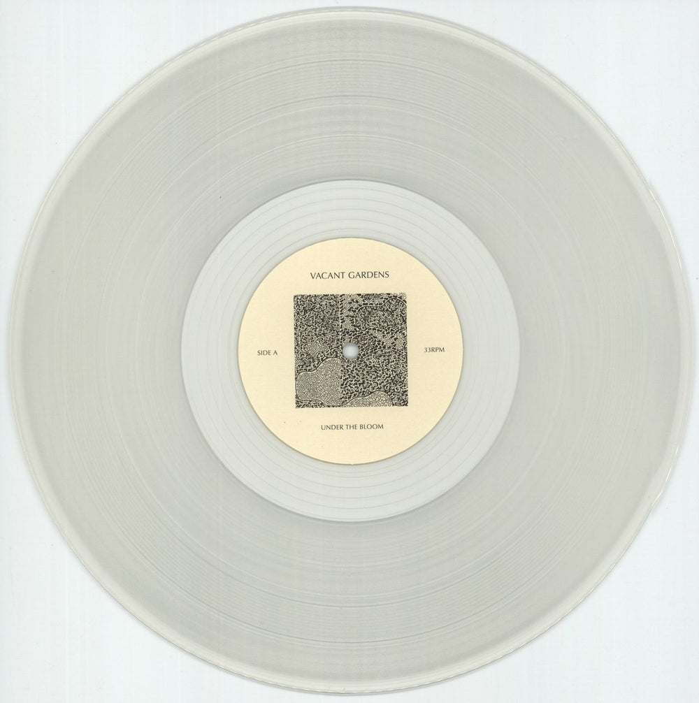 Vacant Gardens Under The Bloom - Clear Vinyl UK vinyl LP album (LP record) 8EHLPUN872261