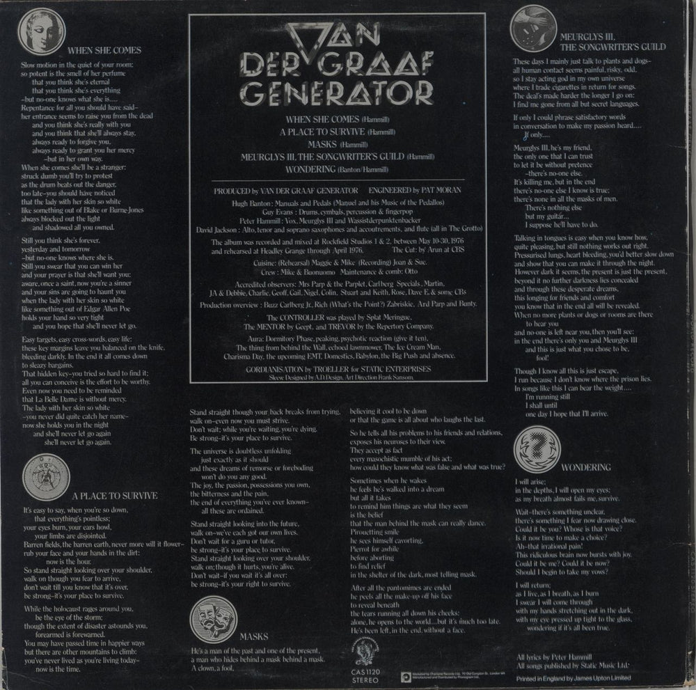 Van Der Graaf Generator World Record - 1st - EX UK vinyl LP album (LP record)