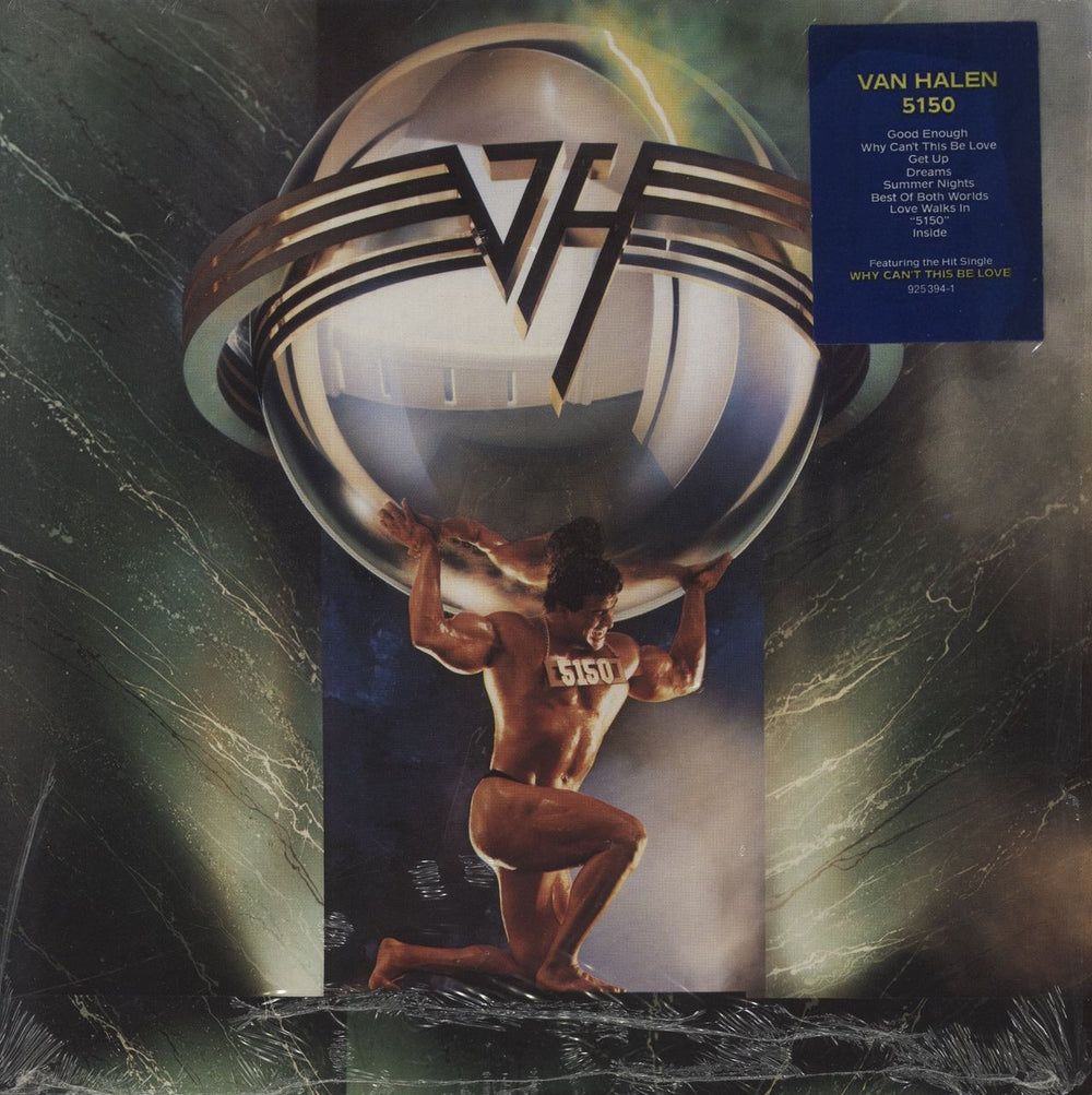 Van Halen 5150 - Open Shrink German vinyl LP album (LP record) 925394-1