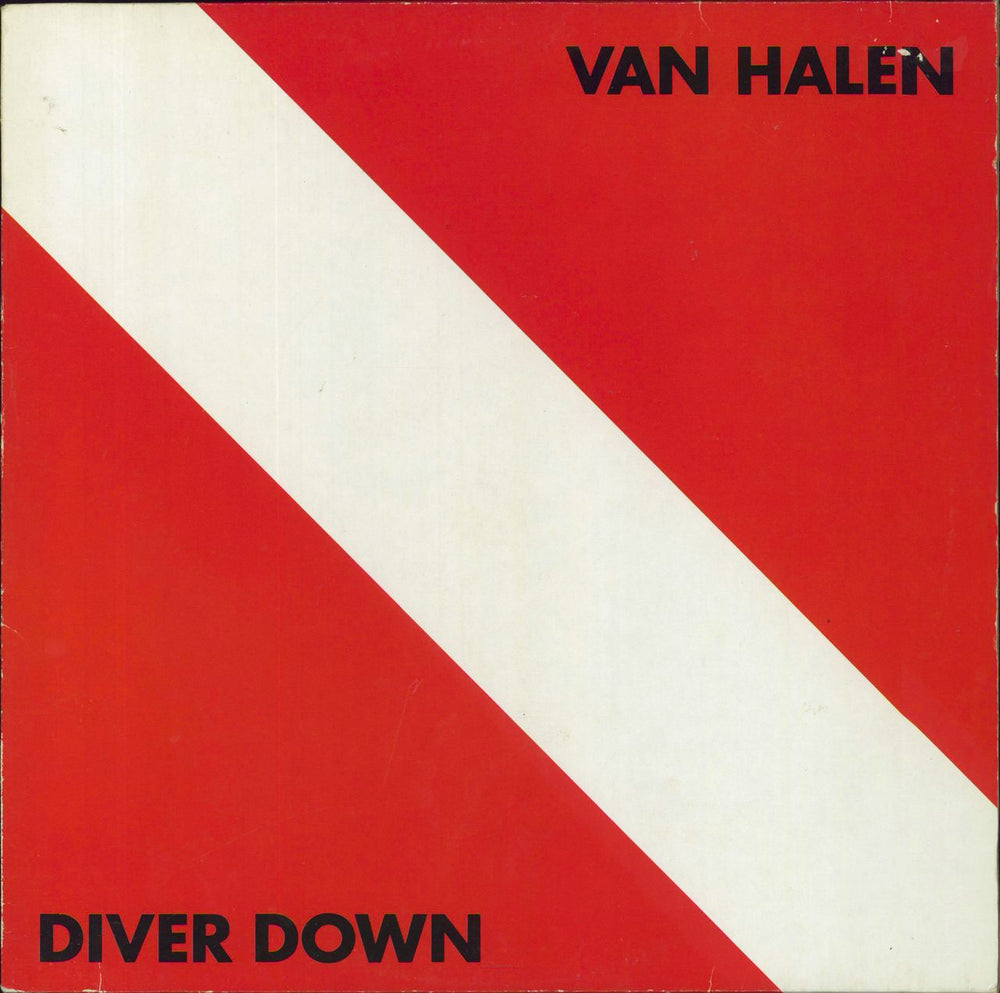 Van Halen Diver Down - EX UK vinyl LP album (LP record) K57003