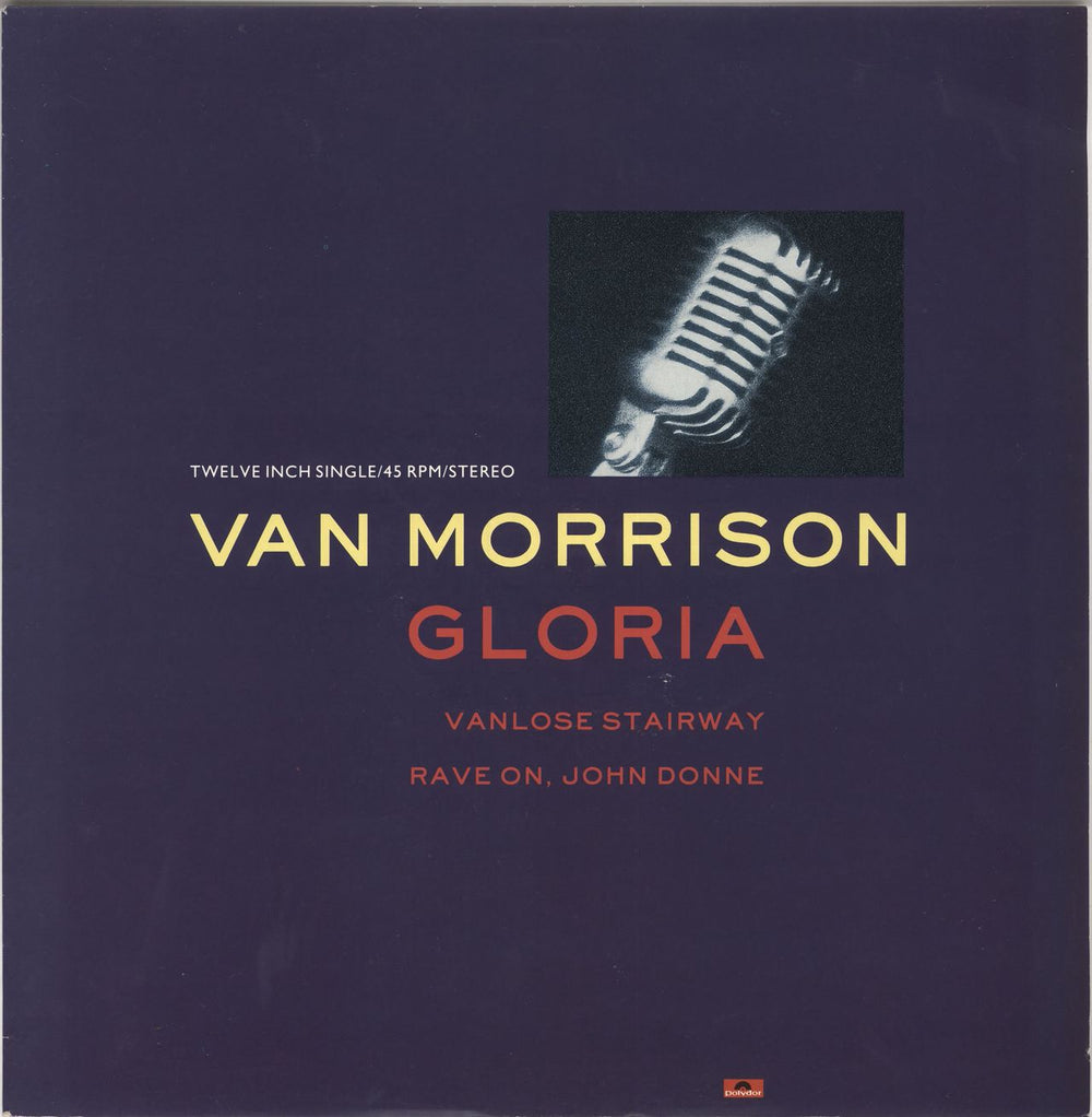 Van Morrison Gloria UK 12" vinyl single (12 inch record / Maxi-single) VANX5