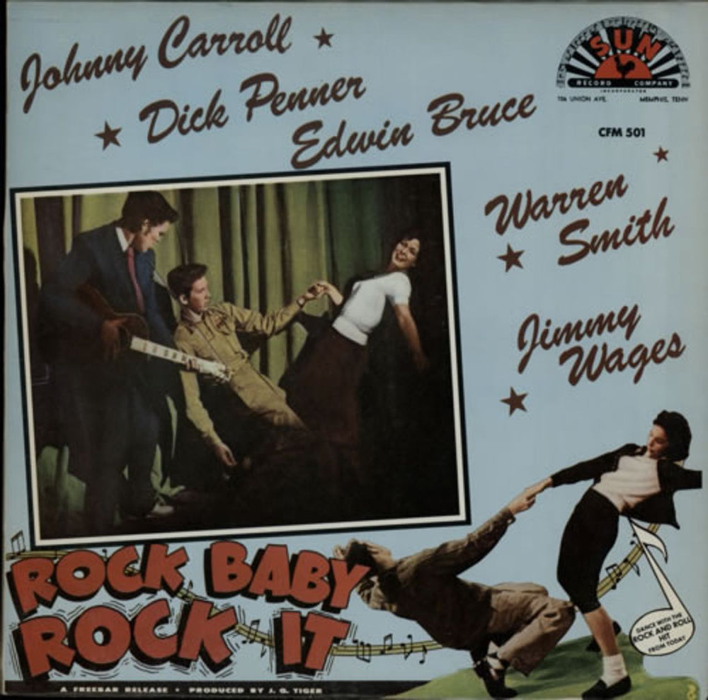 Various-50s/Rock & Roll/Rockabilly Rock Baby Rock It French 10" vinyl single (10 inch record) CFM501