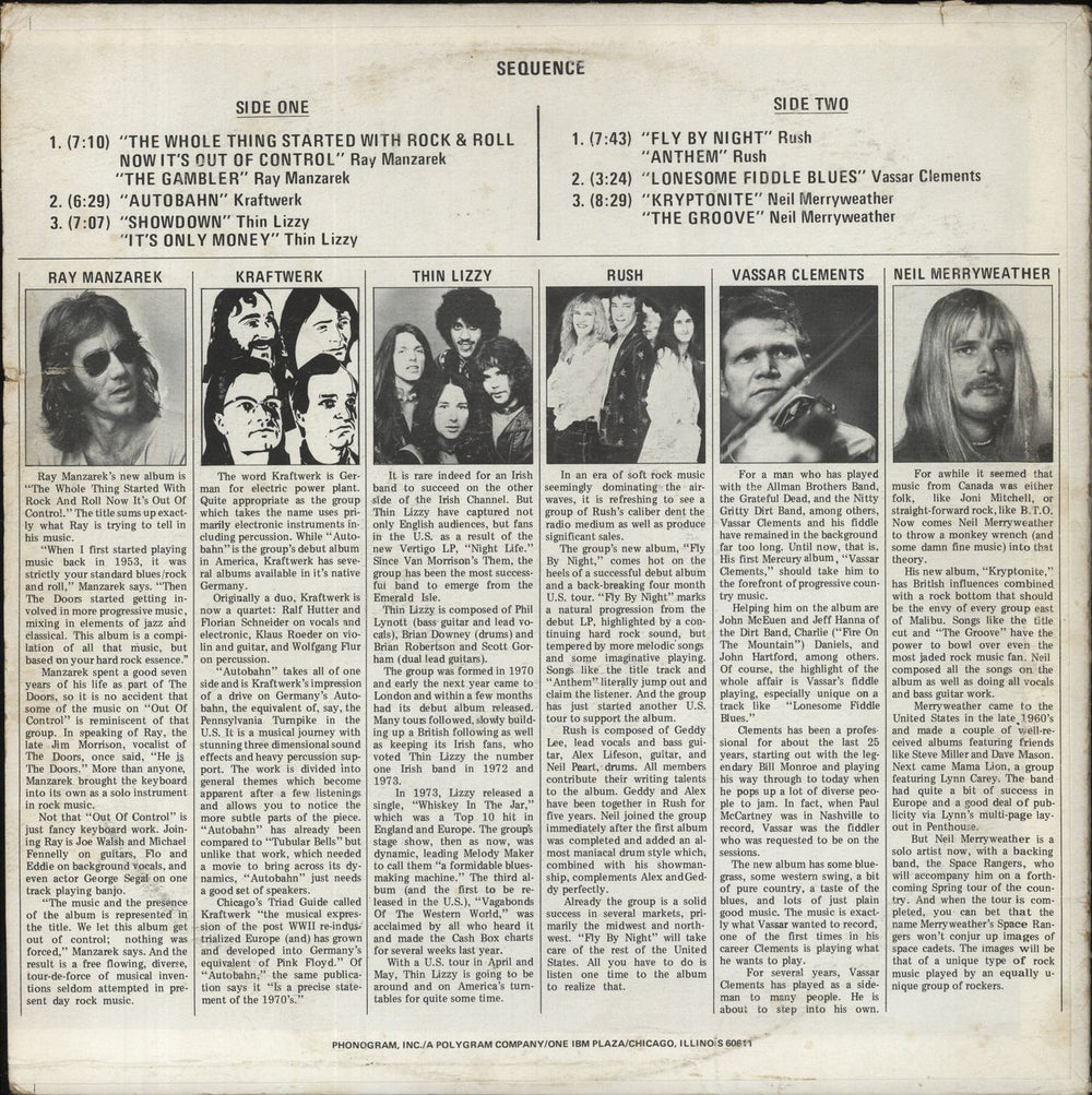 Various-60s & 70s A Mercury 'In-Store Play' Special US Promo vinyl LP album (LP record)