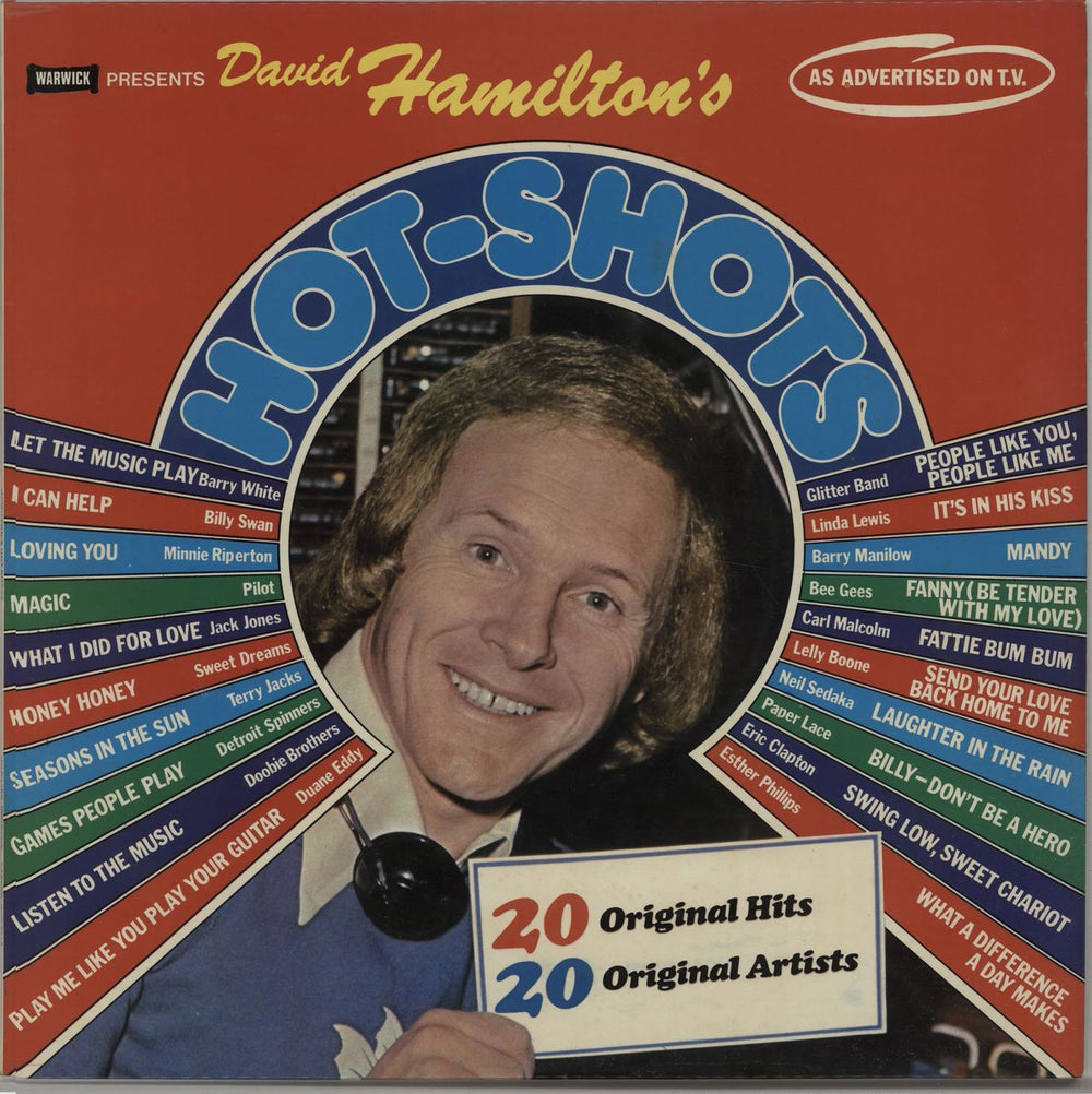 Various-60s & 70s David Hamilton's Hot Shots UK vinyl LP album (LP record) WW5014