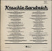 Various-60s & 70s Knuckle Sandwich - Shrink UK vinyl LP album (LP record)
