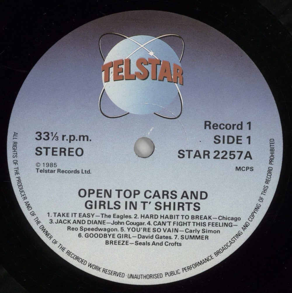 Various-60s & 70s Open Top Cars And Girls In T Shirts UK 2-LP vinyl record set (Double LP Album) SVA2LOP449225