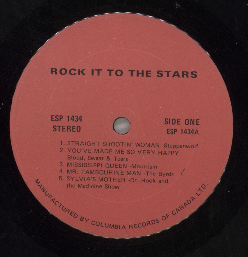 Various-60s & 70s Rock It To The Stars Canadian vinyl LP album (LP record) SVALPRO858718